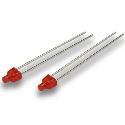2mm Flat Head High Efficiency Red Color LED