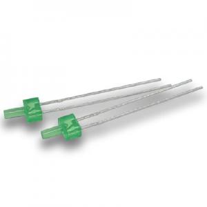 2mm Flat Top Diffused LED Diodes – 5 Colors (Red, Yellow, Blue, Green, White, Orange) – 800mcd, 20mA, 180°