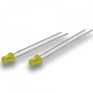 3mm Cylindrical Yellow Color LED