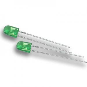 5mm Green Oval Shape LED