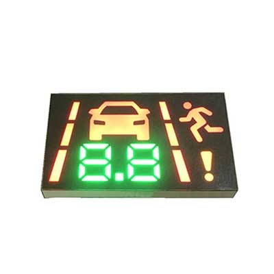 Custom display for traffic sign