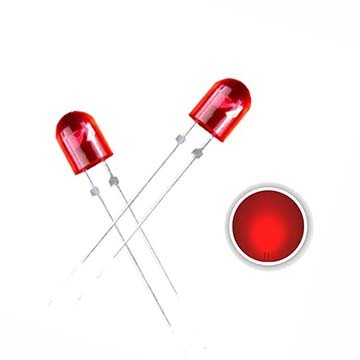 Red Color Oval Shape LEDs 