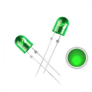 Pure Green Color Oval Shape LEDs