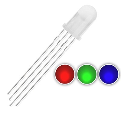 5mm multi color LED, RGB ,4pins, common anode.
